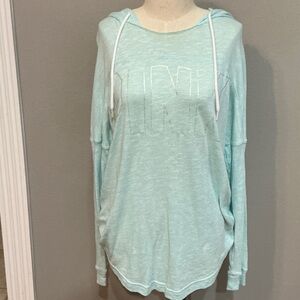 PINK Victoria's Secret Light Green Hoodie
